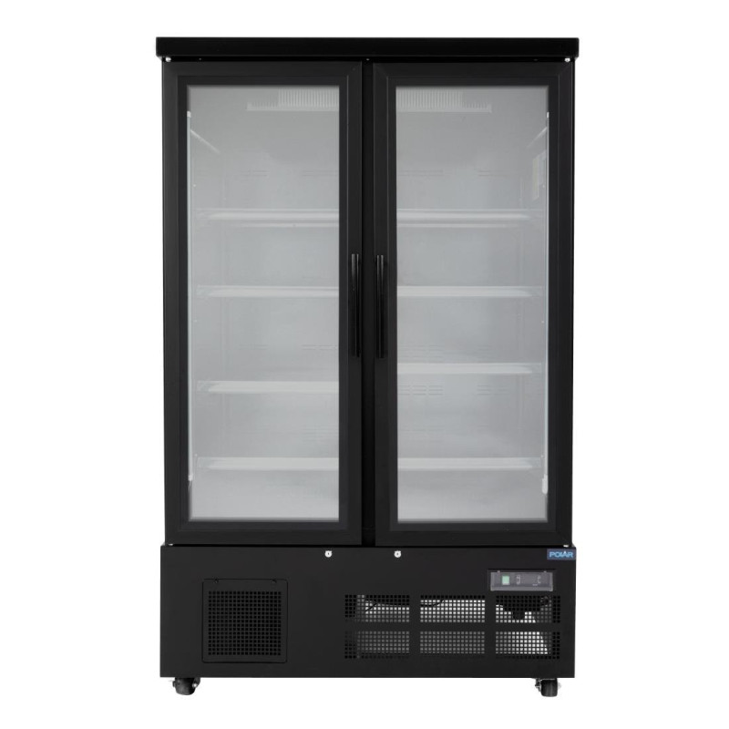 Vitrine Refrigerada com 2 Portas - 744 L - Positiva Preta - Polar Vitrine Refrigerada com 2 Portas - 744 L - Positiva Preta - Polar