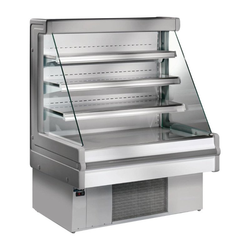 Vitrine Refrigerada Self-Service Cinza - 1000 mm - Zoin Vitrine Refrigerada Self-Service Cinza - 1000 mm - Zoin