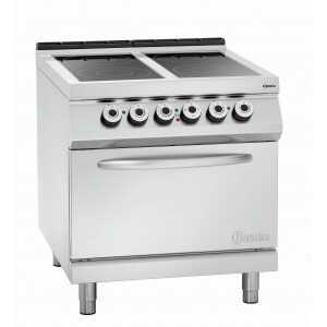 Forno vitrocerâmico com 4 zonas radiantes - Forno elétrico GN 2/1 da marca Bartscher