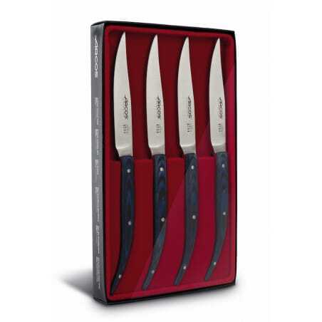 Conjunto de facas para bife 11 cm preto Micarta