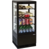 Mini Vitrine Refrigerada Profissional Bartscher - 78 L Preta