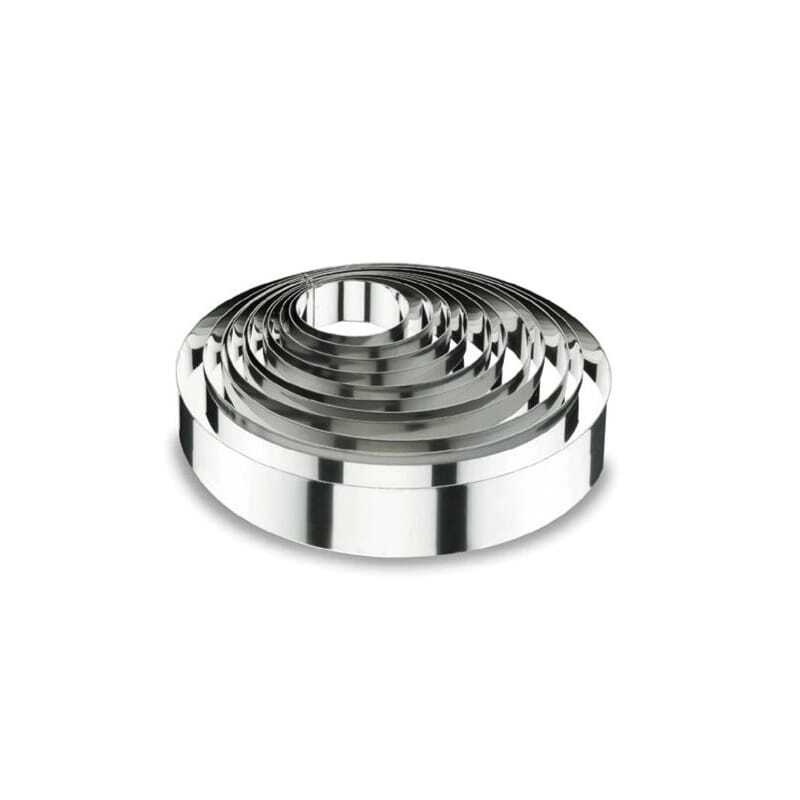 Forma de bolo redonda em aço inoxidável Lacor Forma de bolo redonda em aço inoxidável Lacor