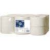 Papel higiénico mini jumbo avançado branco - Pacote de 12 da Tork, econômico e eficiente.