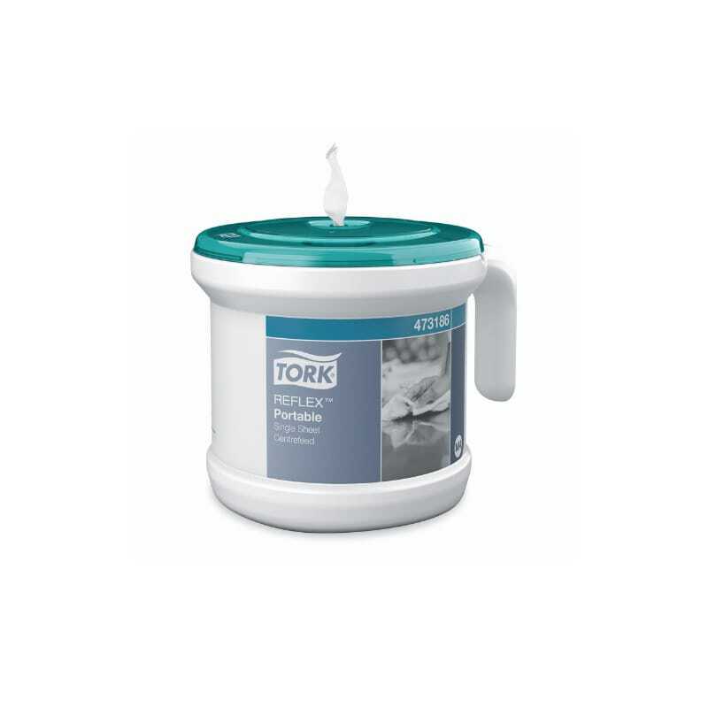 Distribuidor Portátil Tork Reflex™ - Sistema de Desbobinamento Central Distribuidor Portátil Tork Reflex™ - Sistema de Desbobinamento Central