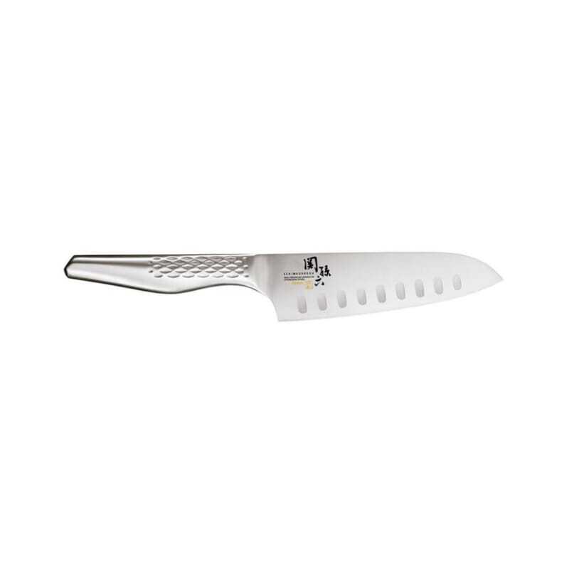 Seki Magoroku Shoso Alveolus Santoku Knife 16.5 cm - Precise and robust cutting Seki Magoroku Shoso Alveolus Santoku Knife 16.5 cm - Precise and robust cutting
