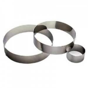Círculo de Mousse H 45 inox Tellier