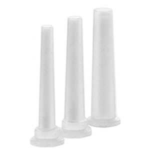 Conjunto de 3 funis para empurrador de carne.