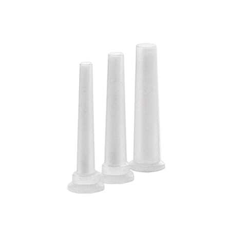 Conjunto de 3 funis para empurrador de carne.