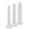 Conjunto de 3 funis para empurrador de carne.