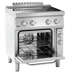 Fogão 4 Bocas Elétrico 700 - Com Forno Elétrico - Bartscher