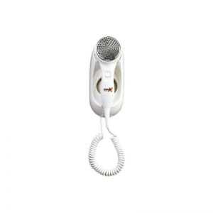 Secador de Cabelo de Parede Branco 1400 W
