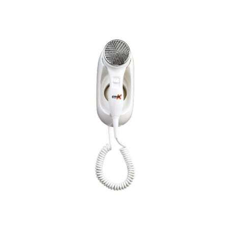 Secador de Cabelo de Parede Branco 1400 W