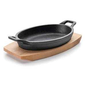 Panela Oval com Base de Madeira - 700 ml Lacor