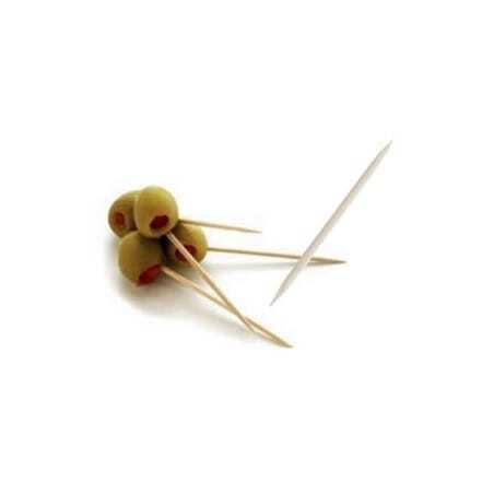 Palitos de dente de 2 pontas de bambu - Pacote com 1000