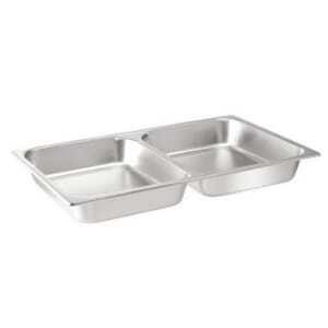 Bandeja GN 1/1 para Chafing Dish com 2 Compartimentos Hendi