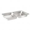 Bandeja GN 1/1 para Chafing Dish com 2 Compartimentos Hendi