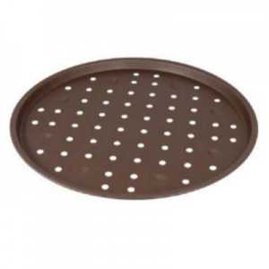 Tabuleiro de pizza perfurado com pés - Ø 330 mm Gobel