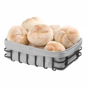 Cesto de pão retangular - Com saquinho - HENDI