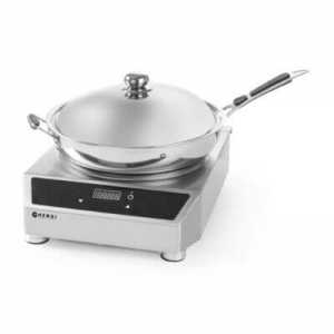 Wok de Indução em Aço Inoxidável - HENDI