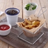 Cesto de batatas fritas em miniatura 100 x 80 mm