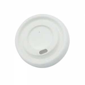 Tampa de Bagasse para Copo de Bambu 18 cl - Conjunto de 50