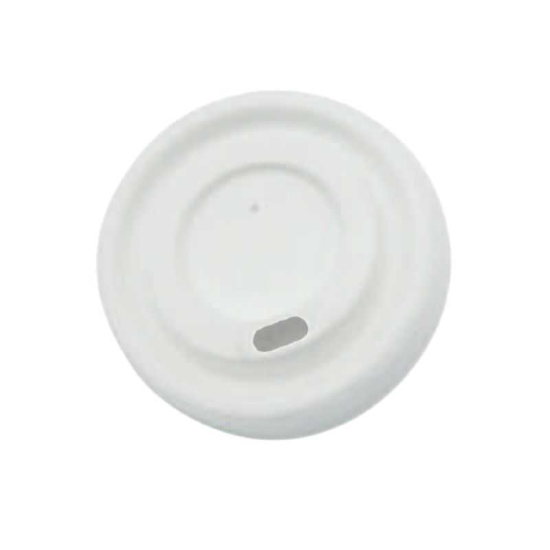 Tampa de Bagasse para Copo de Bambu 18 cl - Conjunto de 50 Tampa de Bagasse para Copo de Bambu 18 cl - Conjunto de 50