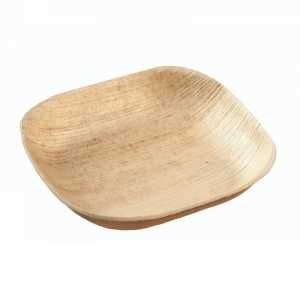 Prato Quadrado de Palmeira - 100 x 100 mm - Conjunto de 25 Eco responsável