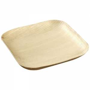 Prato Quadrado de Palmeira - 150 x 150 mm - Conjunto de 25