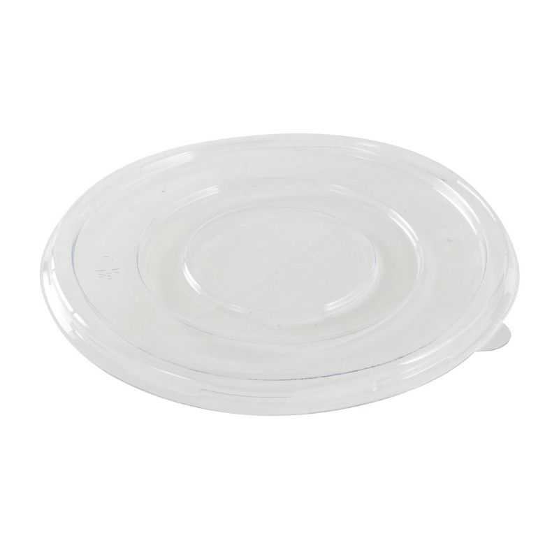PET lid for Round Bagasse Bowl 800 ml - Pack of 50 PET lid for Round Bagasse Bowl 800 ml - Pack of 50