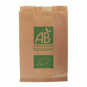 Saco de frutas e legumes de papel Kraft - 2 kg - Pacote com 1000