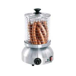 Aquecedor de salsichas com base redonda