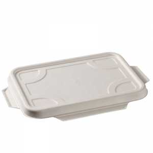 Tampa para Bandeja de 1500ml em Polpa - 265 x 200 mm - Pacote com 50