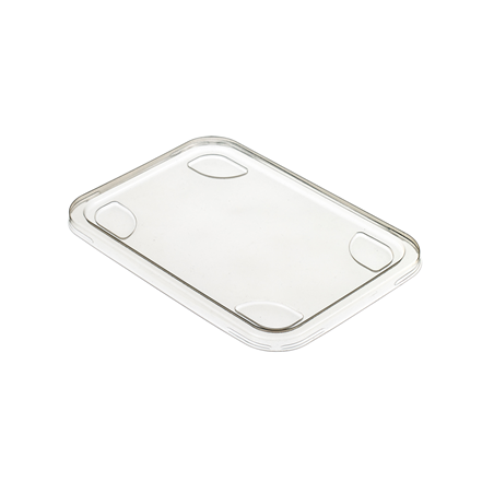 Tampa para Bandeja de 1500ml em PP - 236 x 171 mm - Pacote com 50