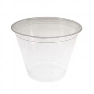 Copo Transparente de Plástico - 270 ml - Pacote com 50