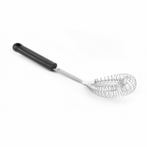 Batedor Plano em Aço Inoxidável com Cabo em PP - L 160 mm