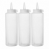 Frasco Distribuidor Transparente - 0,2 L - Conjunto de 3