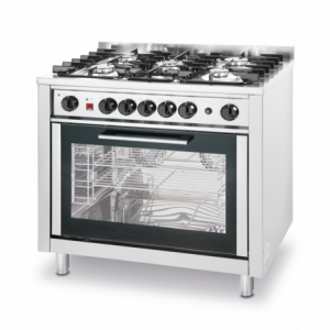 Fogão a gás - 5 bocas com forno elétrico