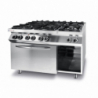 Forno de Cozinha Line - 6 queimadores com Forno de Convecção Elétrico GN 1/1