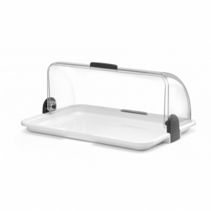 Vitrina retangular com tampa deslizante - 465 x 310 mm