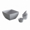Taça quadrada - 130 x 130 mm - Marca HENDI