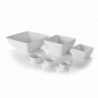 Taça Quadrada Branca - 190 x 190 mm - HENDI