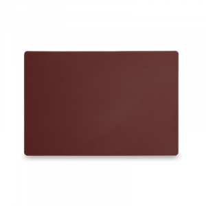 Tábua de corte HACCP - 450 x 300 mm - Marrom - 13 mm de espessura