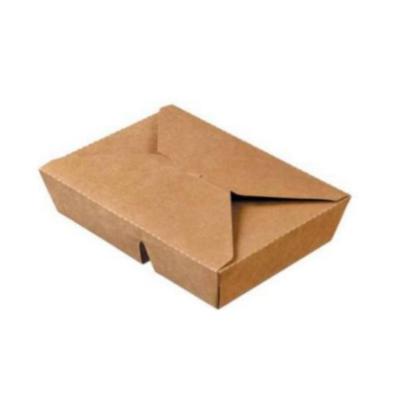 Caixa de refeição com 2 compartimentos de cartão - 2 x 400 ml - Conjunto de 50 Caixa de refeição com 2 compartimentos de cartão - 2 x 400 ml - Conjunto de 50