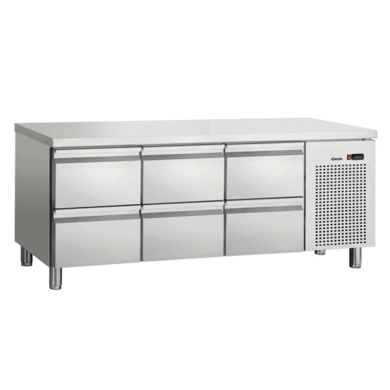 Mesa Refrigerada Positiva GN 1/1 - 6 Gavetas - Bartscher Mesa Refrigerada Positiva GN 1/1 - 6 Gavetas - Bartscher
