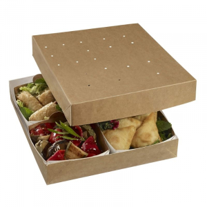 Caixa de refeição Modulo 260 para bandeja de papelão - 260 x 260 mm - Conjunto de 160