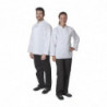 Casaco de Cozinha Unissexo Branco de Mangas Compridas Vegas - Tamanho M - Whites Chefs Clothing - Fourniresto
