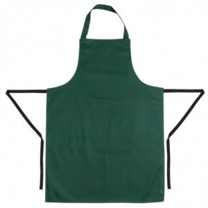 Avental Bavete Verde Garrafa 710 X 970 Mm - Vestuário de Chef Branco - Fourniresto