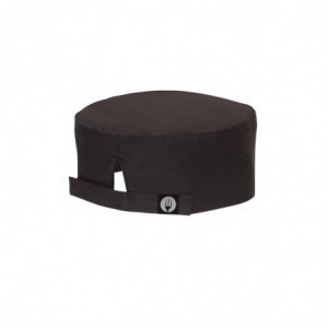 Gorro de Cozinha Preto Cool Vent - Tamanho Único - Chef Works - Fourniresto