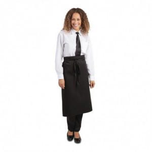 Avental Padrão Preto em Poliéster/Algodão 914 x 762 mm - Whites Chefs Clothing - Fourniresto