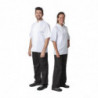 Casaco de Cozinha Branco de Mangas Curtas Boston - Tamanho S - Whites Chefs Clothing - Fourniresto